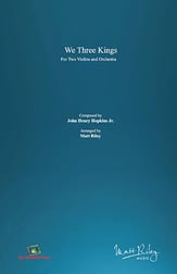 We Three Kings Orchestra sheet music cover